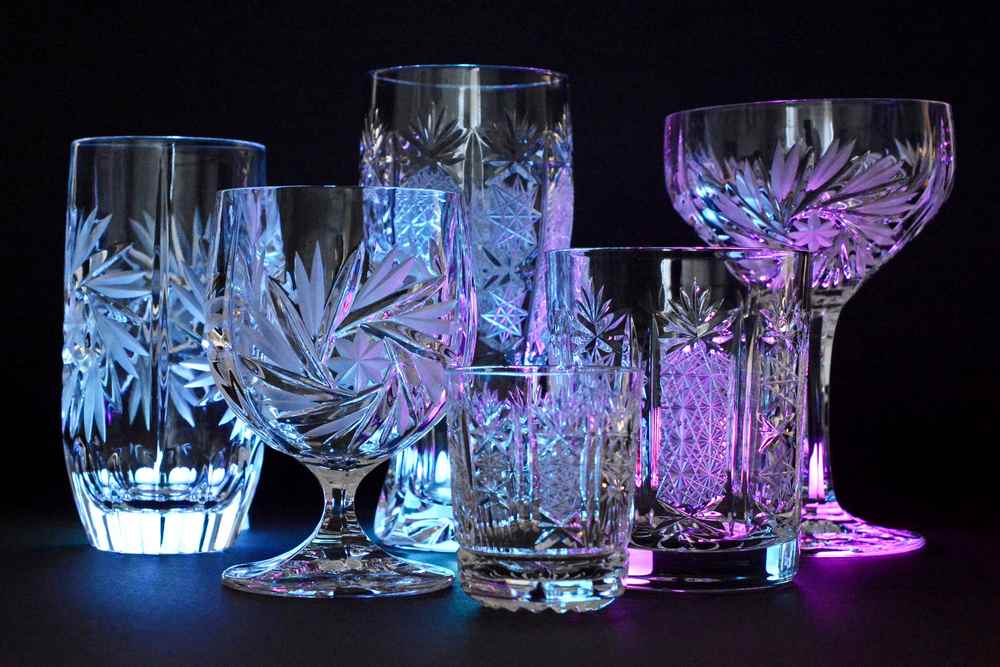 Bohemia crystal vase is made in Czech Republic.