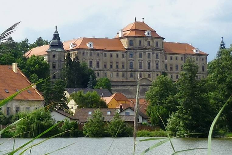 Czechoslovakia castles: Chotěšov monastery is situated near Pilsen.