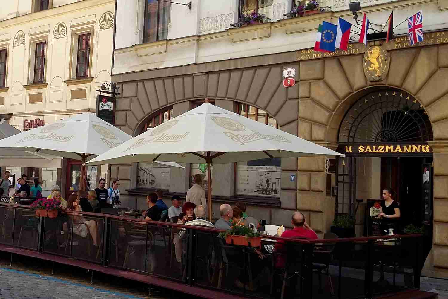Best Restaurants in Pilsen: Restaurant U Salzmannů is one of the best Plzeň restaurants.
