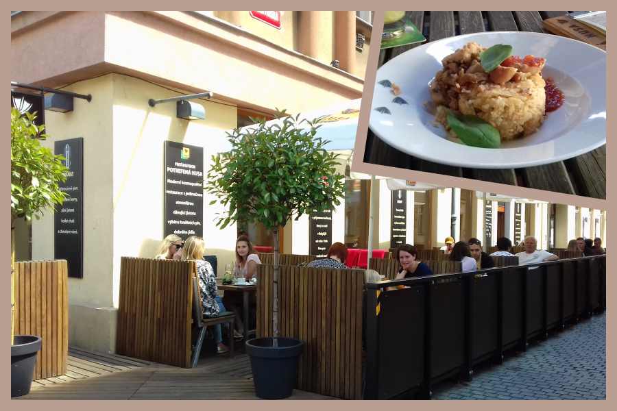 Best Restaurants in Pilsen: You will enjoy the outdoor seating during the summer in restaurant Potrefena husa.